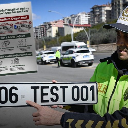 APP plaka olarak bilinen, yönetmeliğe aykırı basılmış plakaların değişimi için