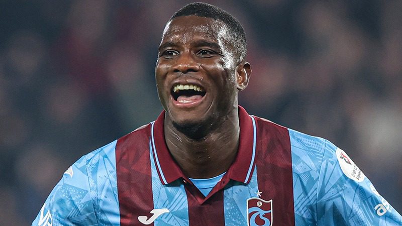 21 golle golle zirvede yer alan Trabzonspor'un forveti Onuachu, Eyüpspor