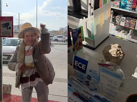 Kayseri'de iddiaya göre fark ücreti ödemek istemeyen bir kadın eczaneye
