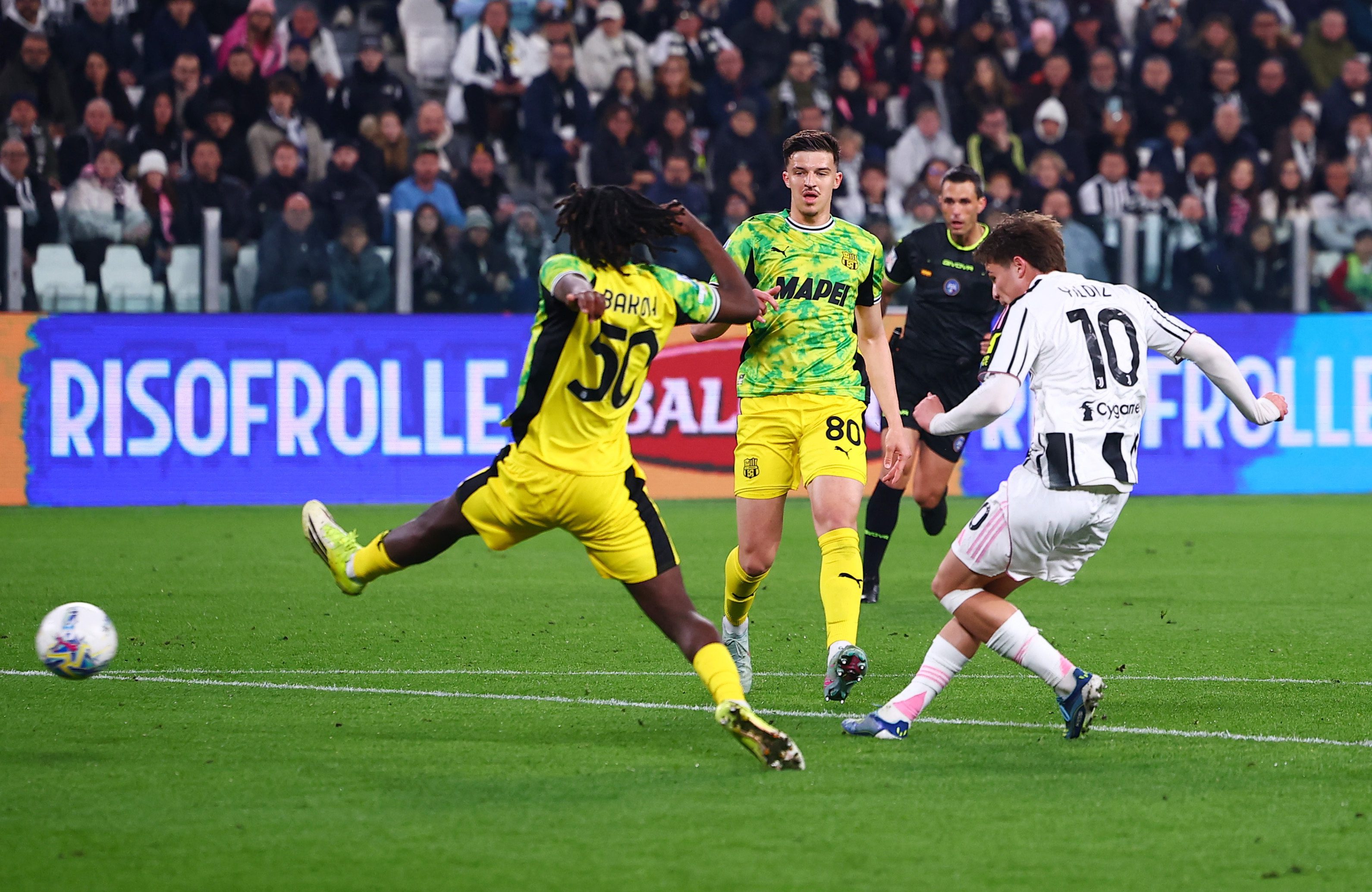 Serie A'da Juventus, milli futbolcu Kenan Yıldız'ın gol attığı maçta