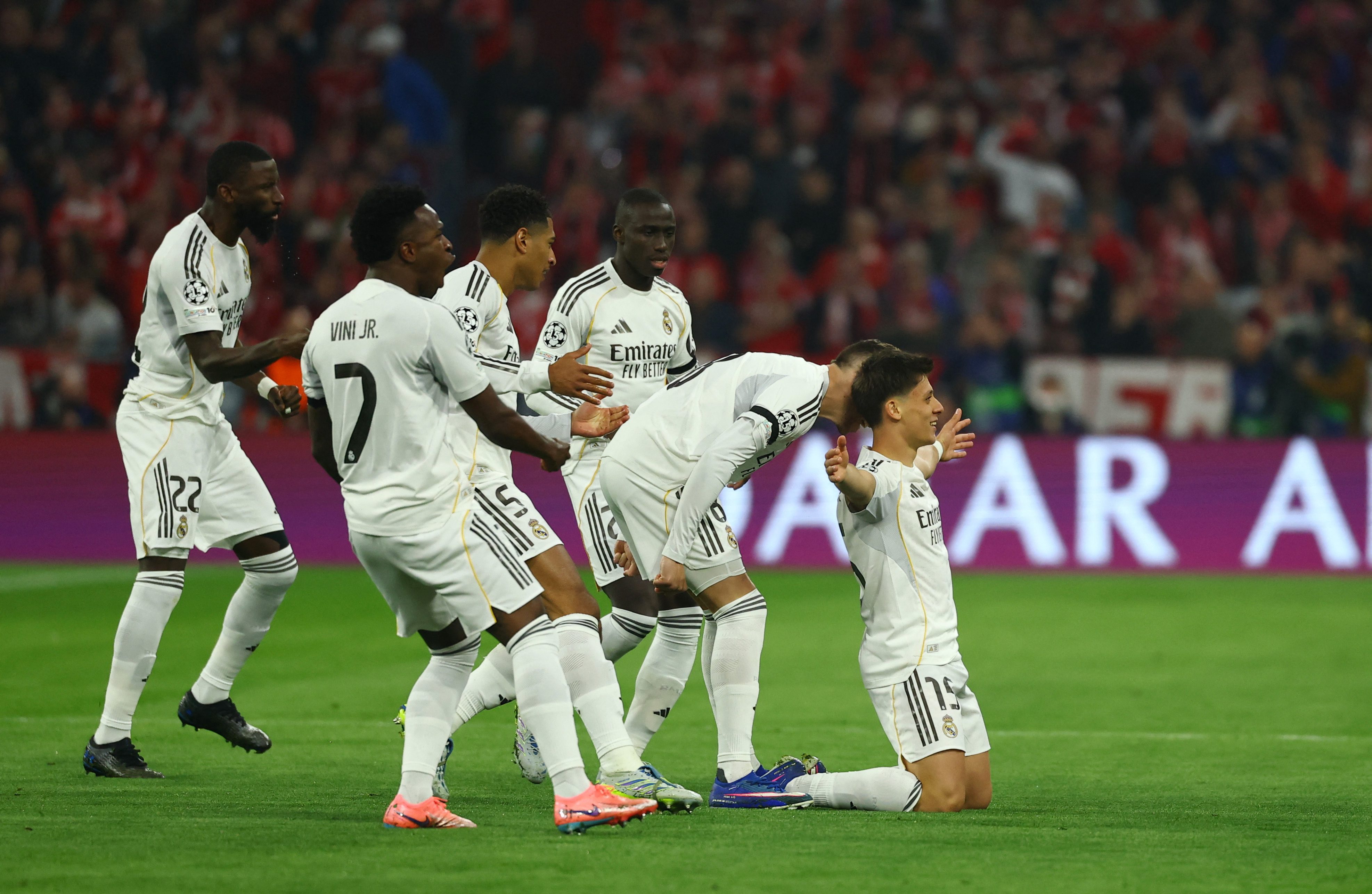 Şampiyonlar Ligi'nde 7 gollü Bayern Münih-Real Madrid rövanşında Arda Güler