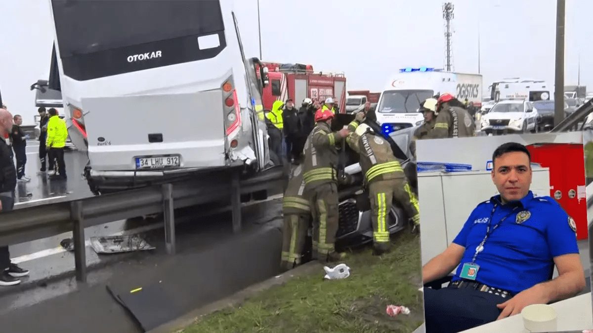 İçişleri Bakanı Mustafa Çiftçi, İstanbul'da polisleri taşıyan servis aracının karıştığı