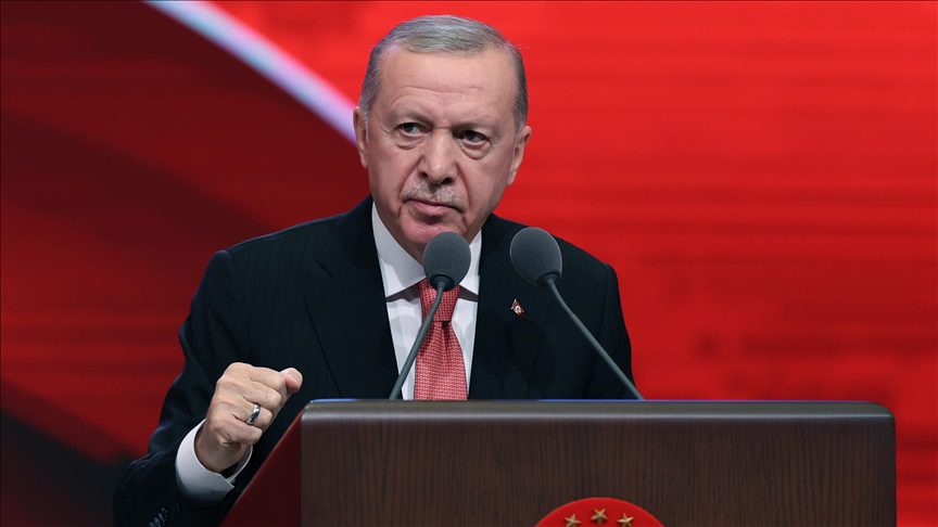 Cumhurbaşkanı Recep Tayyip Erdoğan, "28 Şubat'tan beri bölgemizi yangın yerine