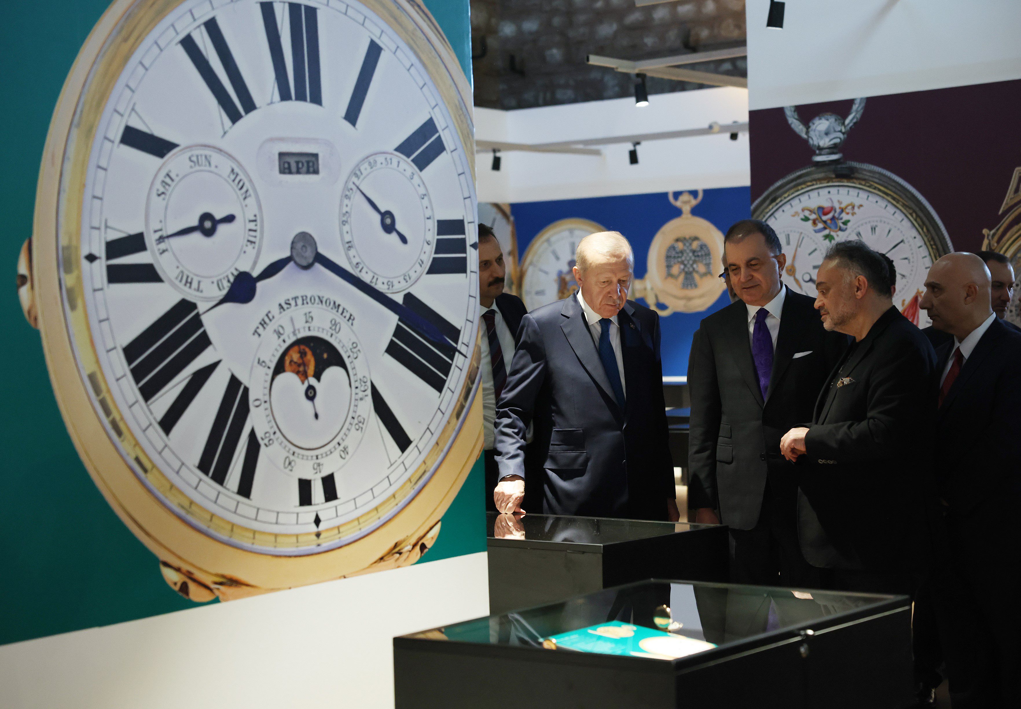 Cumhurbaşkanı Erdoğan, bugün Tophane-i Âmire Kültür ve Sanat Merkezi'nde koleksiyoner