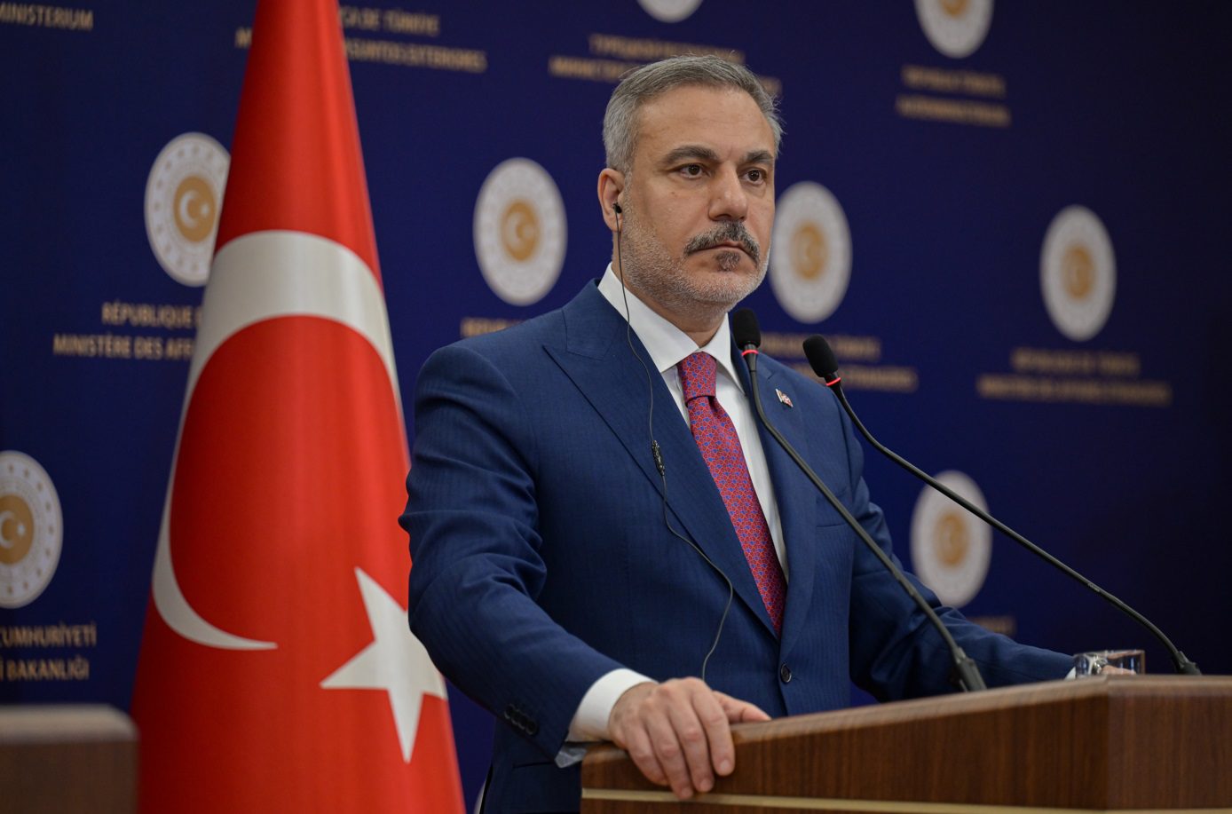 Dışişleri Bakanı Hakan Fidan, Mısır Dışişleri Bakanı Abdulati ve Irak