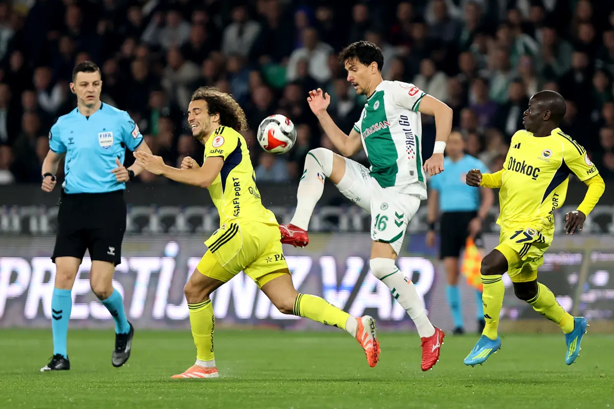 Türkiye Kupası çeyrek finalinde 121. dakikada golü bulan Konyaspor, Fenerbahçe'yi