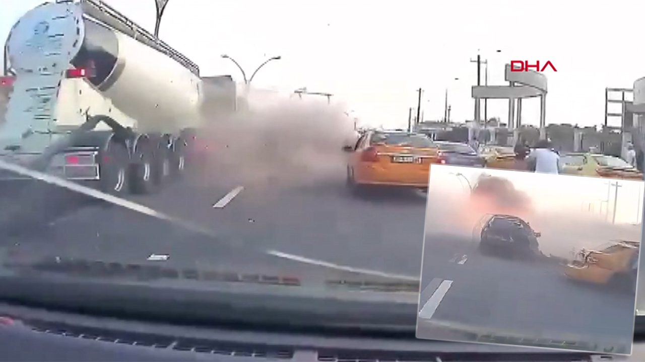 Kerkük'te freni arızalanan tır 37 aracı biçti. Kazada 7 kişi