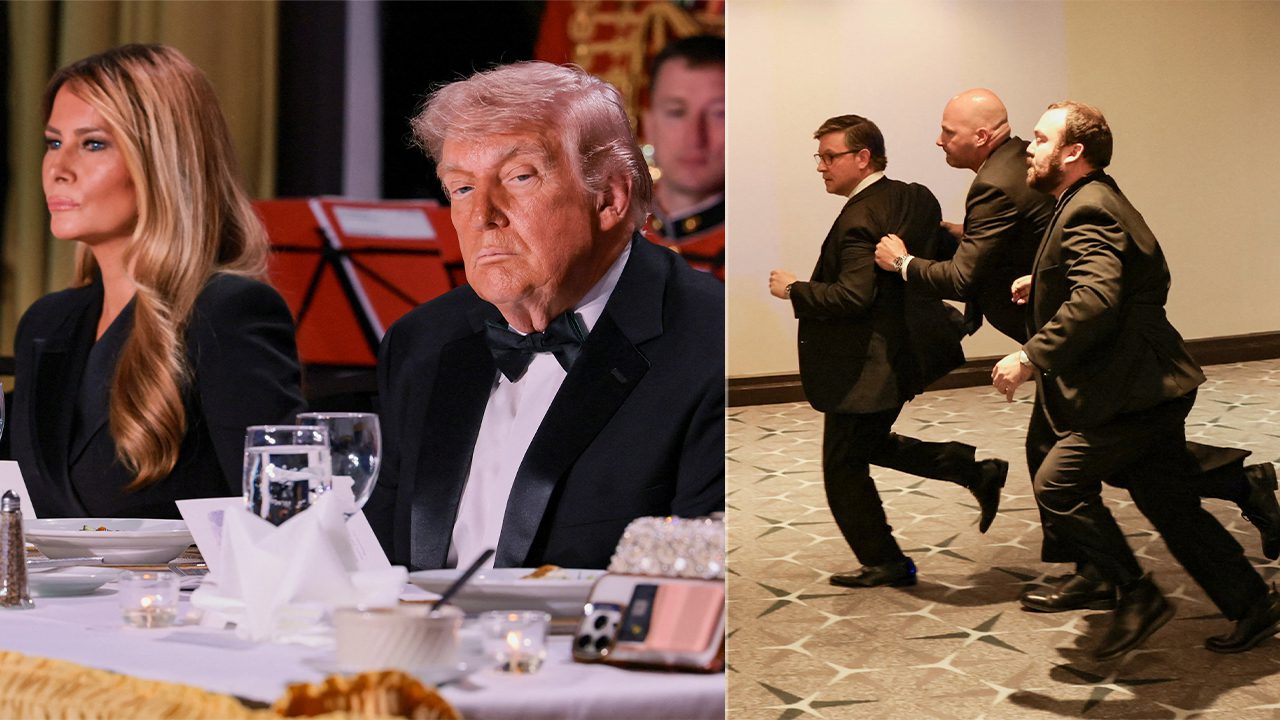 ABD Başkanı Donald Trump, Beyaz Saray Muhabirleri Derneği'nin düzenlediği yemek