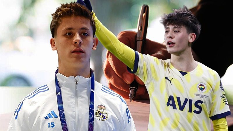 Real Madrid'de forma giyen milli futbolcu Arda Güler'in adı, son