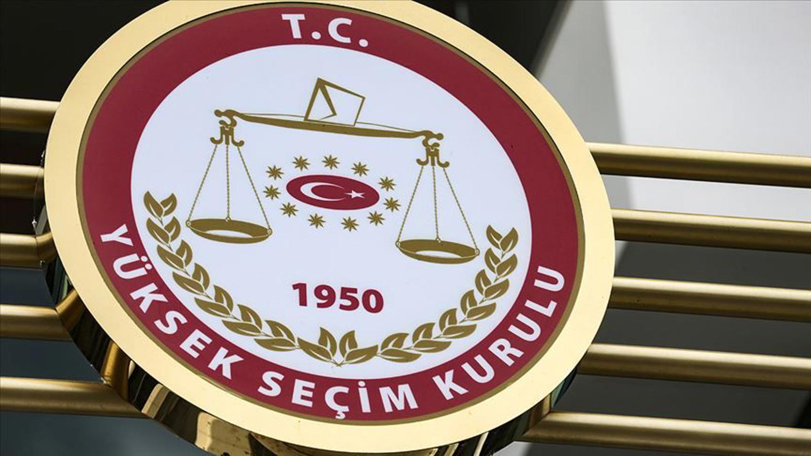 Cumhuriyet Halk Partisi'ne yönelik verilen mutlak butlan kararı Yüksek Seçim