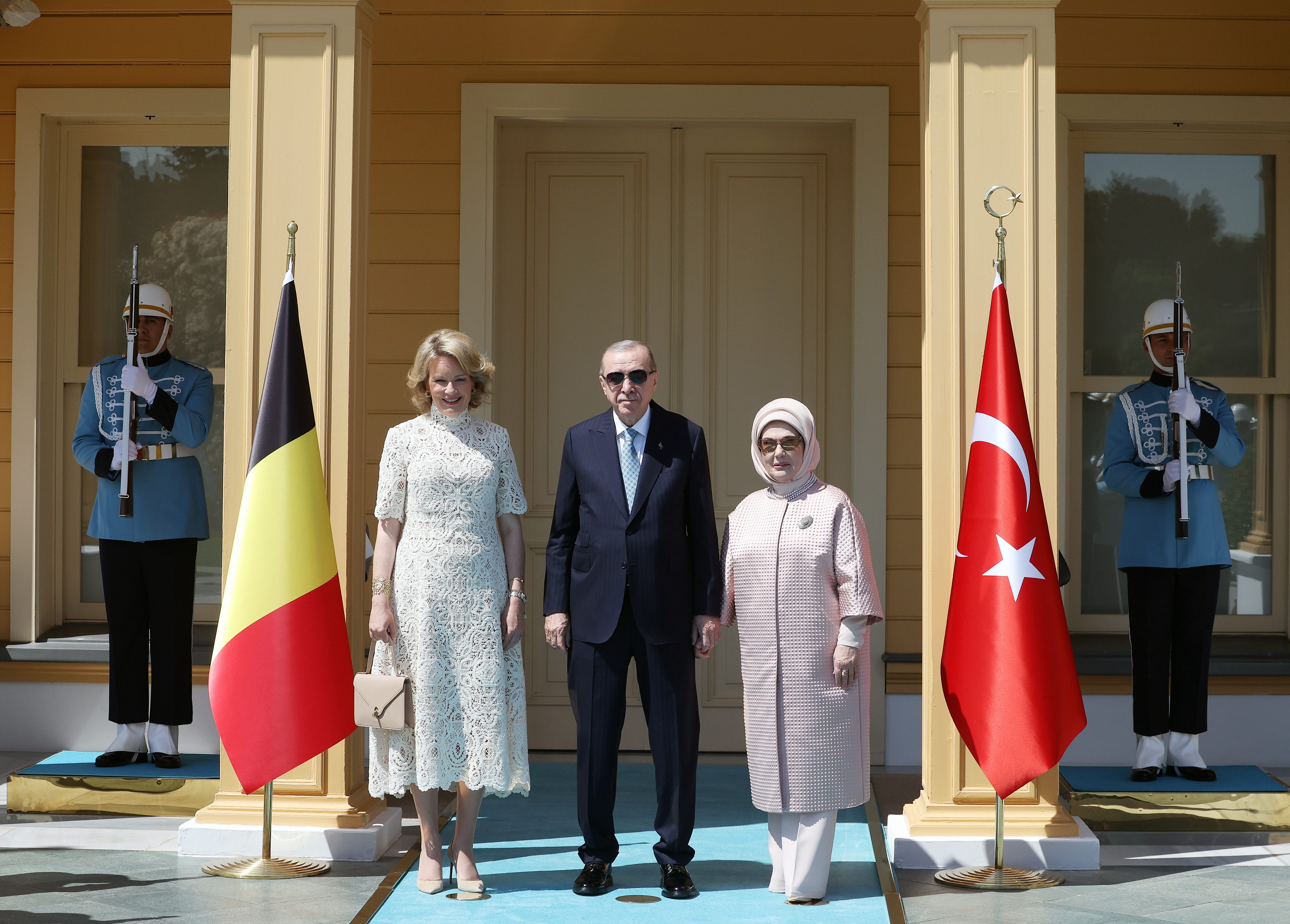Belçika Kraliçesi'nin Türkiye ziyareti devam ediyor. Cumhurbaşkanı Erdoğan, İstanbul'da Kraliçe
