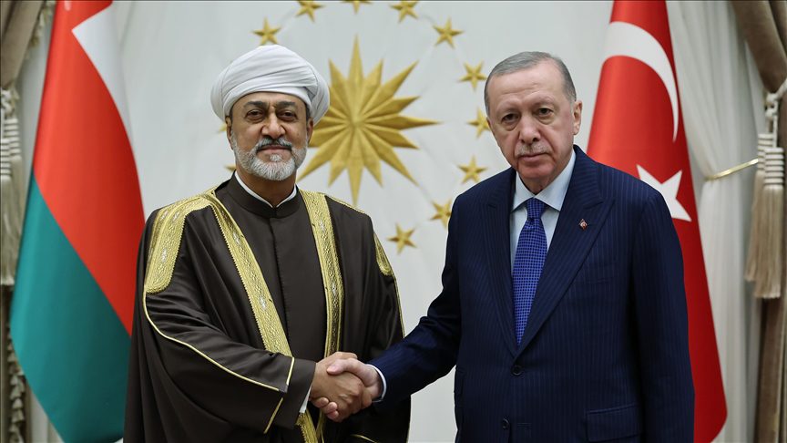 Cumhurbaşkanı Recep Tayyip Erdoğan, Umman Sultanı Heysem bin Tarık ile