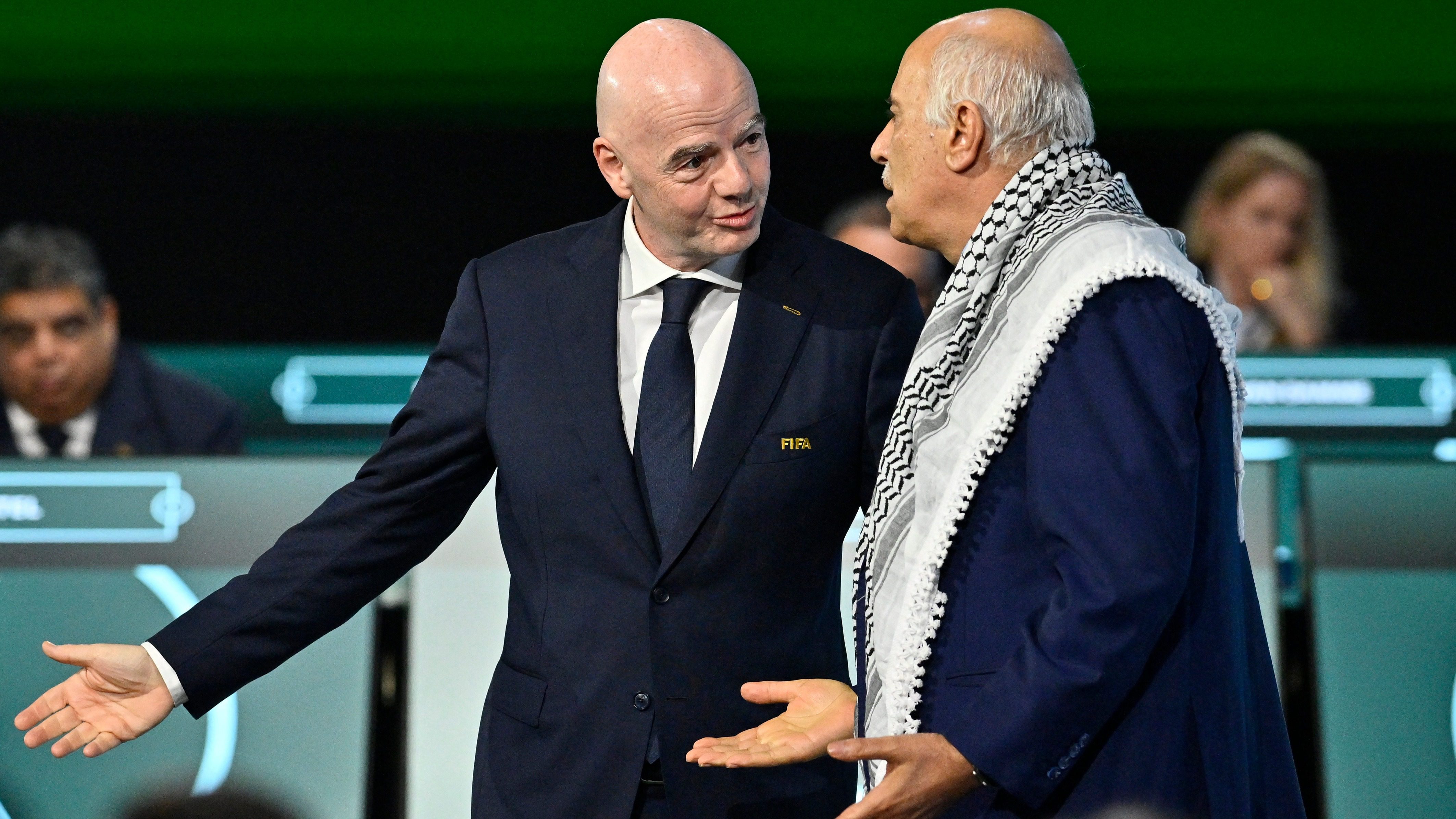 Filistin Futbol Federasyonu Başkanı Cibril Rajoub, 76. FIFA Kongresi'nde İsrail