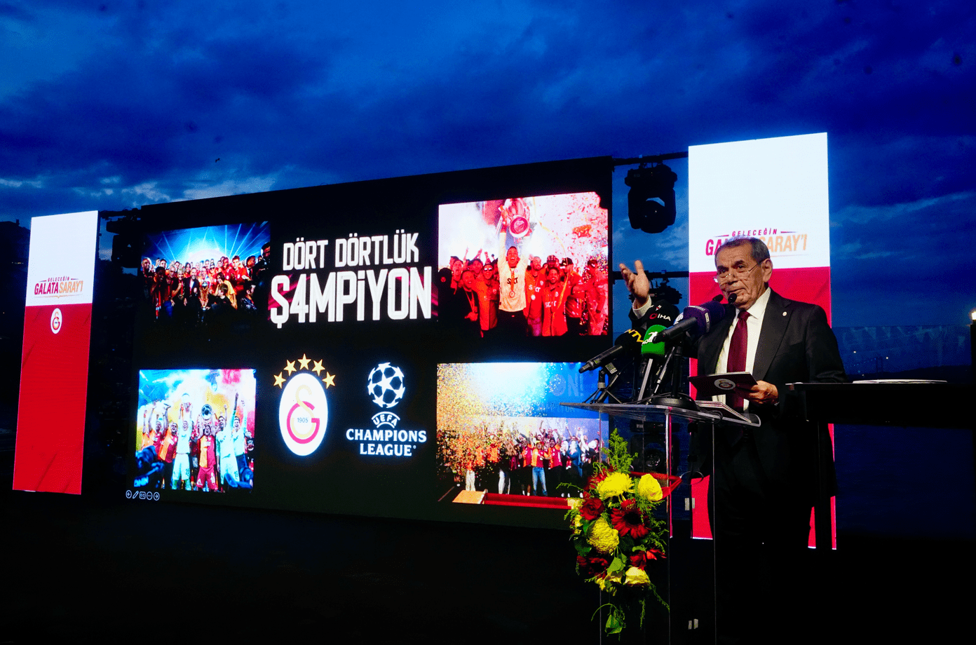 Galatasaray Kulübü Başkanı Dursun Özbek, yönetim planlarını açıkladı. Özbek, "Önümüzdeki