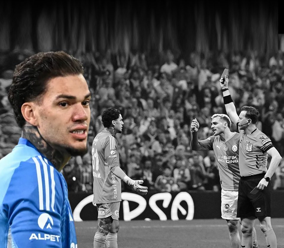 Galatasaray-Fenerbahçe derbisinde kırmızı kart gören Ederson'un hakeme söylediği sözler ortaya