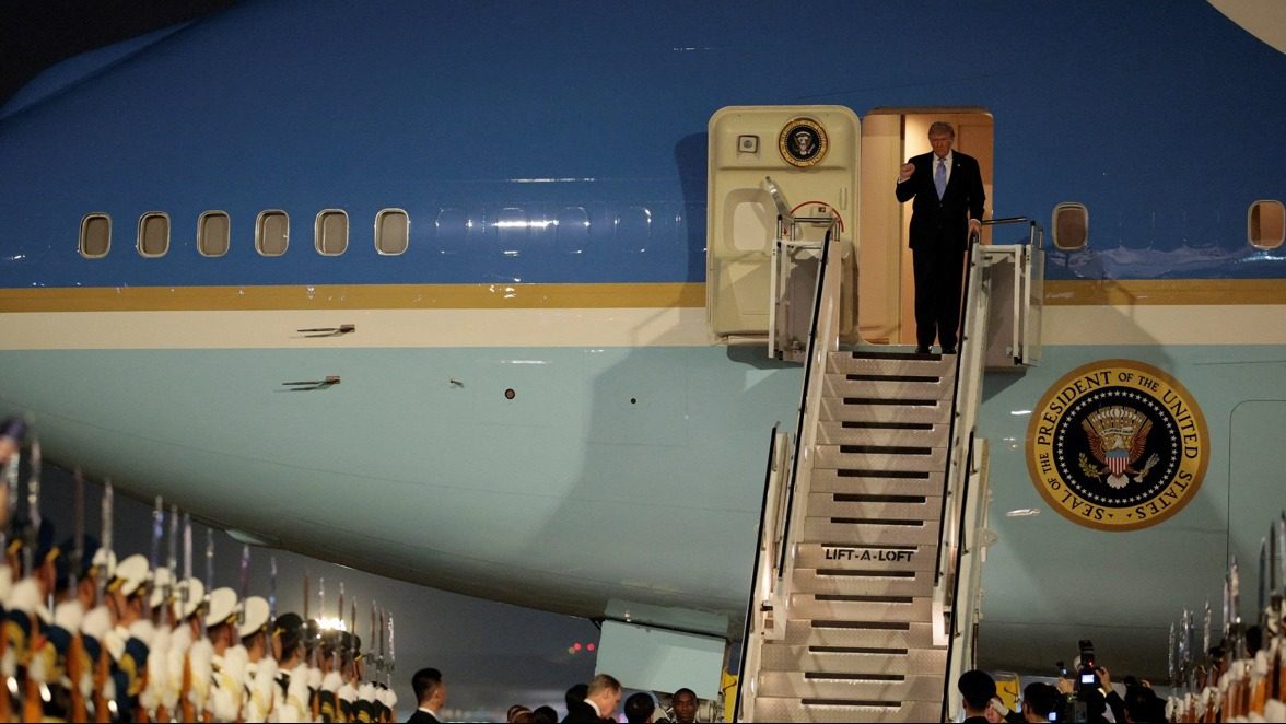 ABD Başkanı Trump, 2 günlük tarihi Çin ziyareti için Pekin'e