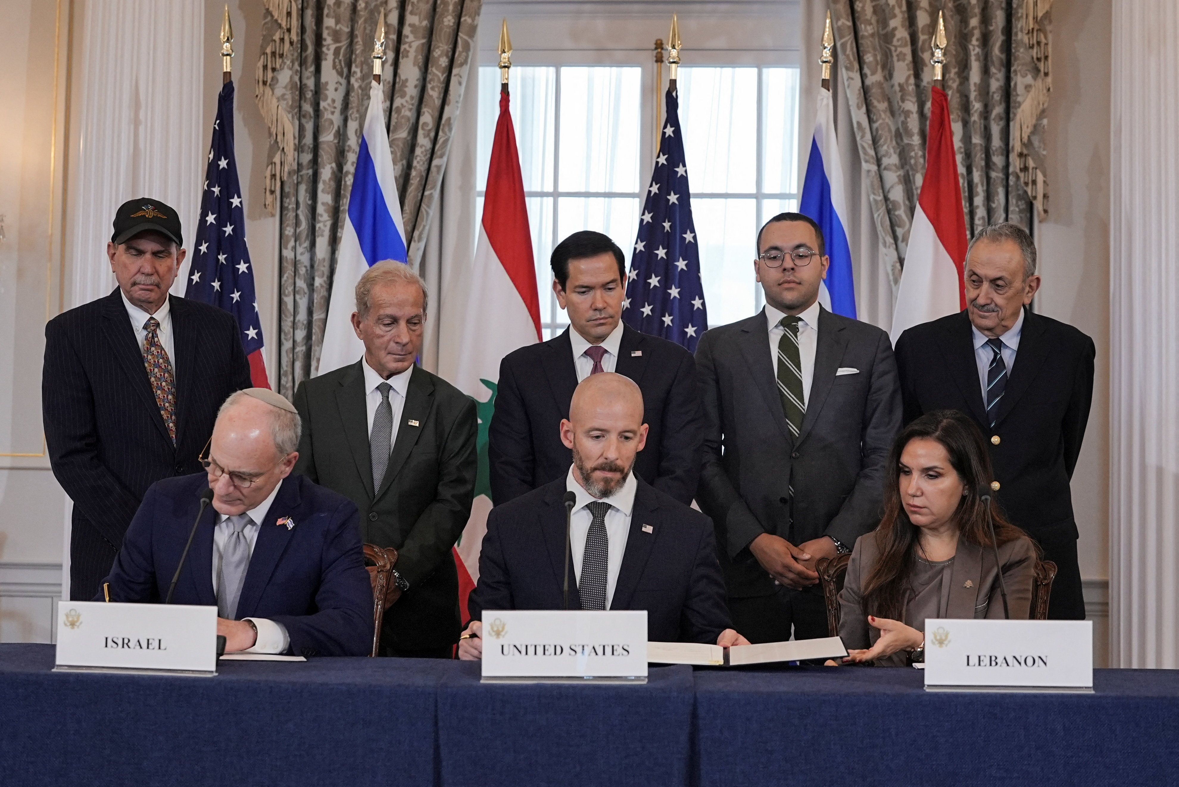 İsrail ve Lübnan arasında yürütülen doğrudan müzakerelerin 5. turu Washington'da
