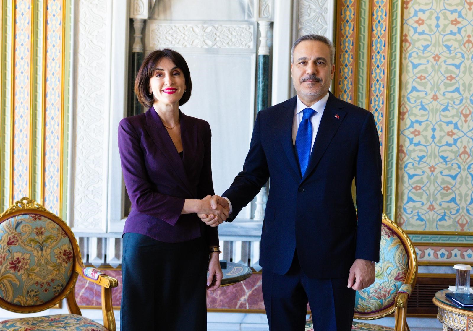 Dışişleri Bakanı Hakan Fidan, Gürcistan Başbakan Yardımcısı ve Dışişleri Bakanı
