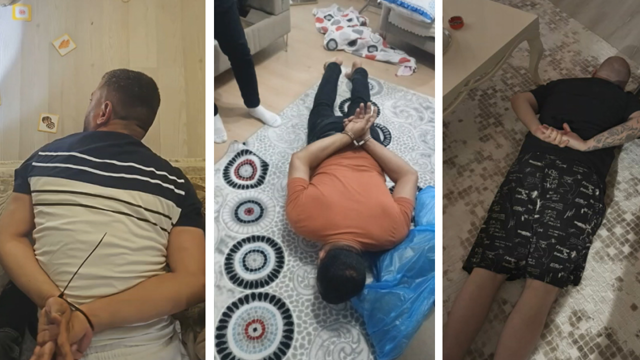 Lideri İtalya'da tutuklu bulunan çeteye yönelik yedi şehirde eş zamanlı