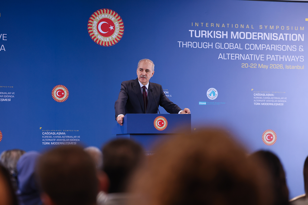 Türkiye Büyük Millet Meclisi Başkanı Numan Kurtulmuş, CHP'de grup toplantısını