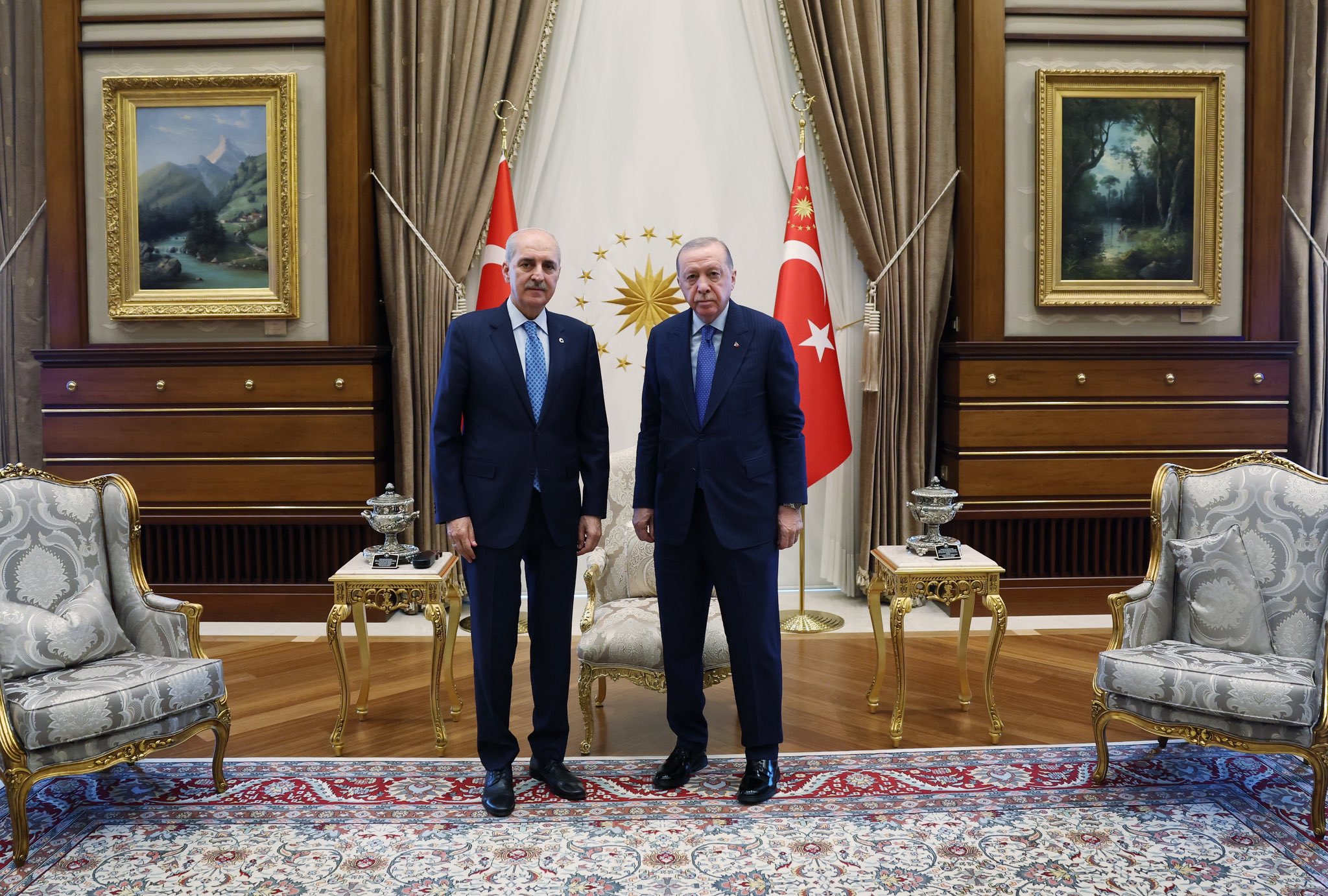 Cumhurbaşkanı Recep Tayyip Erdoğan, Türkiye Büyük Millet Meclisi (TBMM) Başkanı