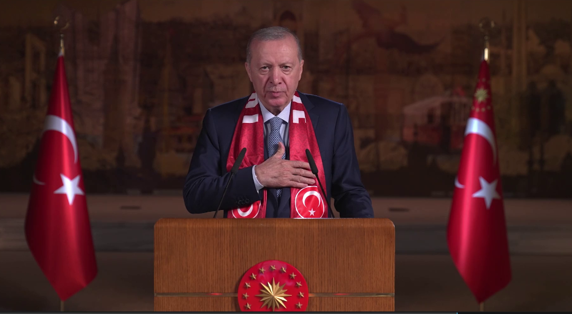 Cumhurbaşkanı Recep Tayyip Erdoğan, Dünya Kupası'nda Avustralya ile karşılaşacak olan