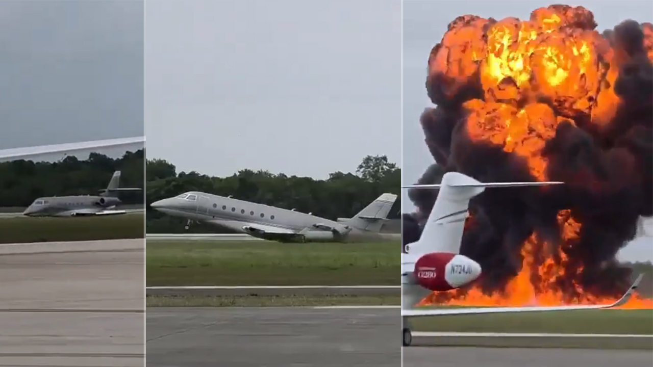 Dominik Cumhuriyeti'nde pilot ve yardımcı pilotun bulunduğu iş jeti havalandıktan