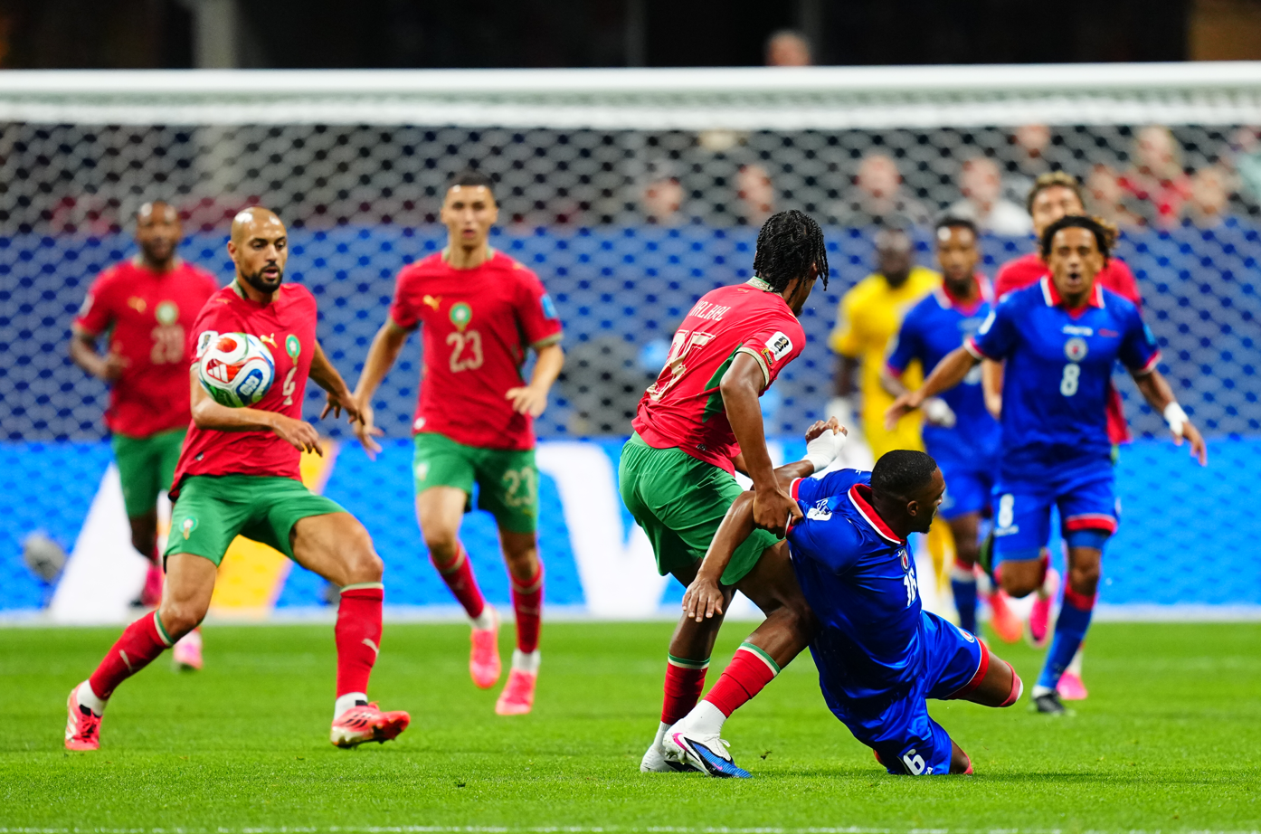 Dünya Kupası'nda Haiti'yi 4-2 ile geçen Fas, grup ikincisi olarak