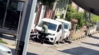 Sakarya'nın Adapazarı ilçesinde eşini takip ederek rahatsız ettiğini iddia ettiği
