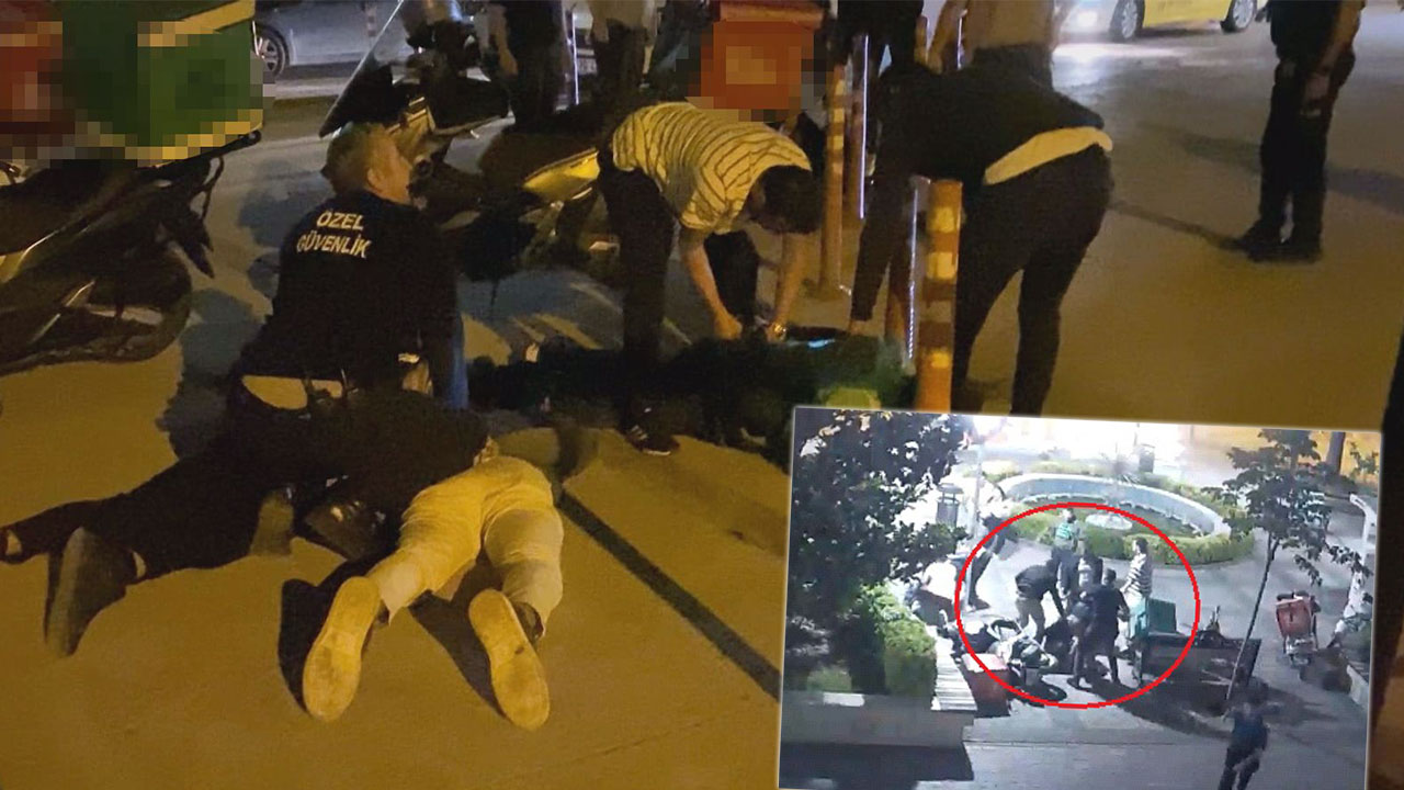 Müşteriler siparişlerin gecikmesinden şikayet etti. Motokuryelerle esnaf arasında çıkan kavgada