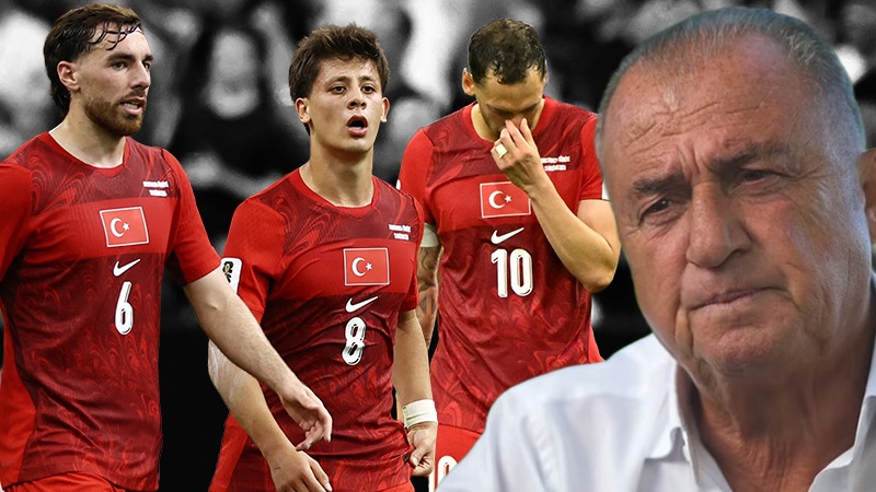 Teknik direktör Fatih Terim, A Milli Takım'ın Dünya Kupası'na yenilgiyle