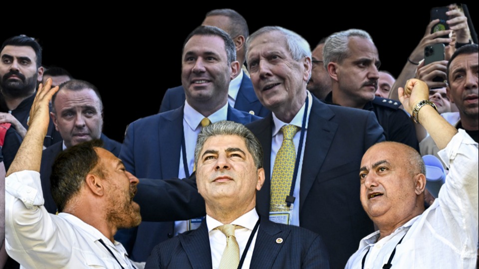 Fenerbahçe'de Aziz Yıldırım ve Hakan Safi'nin başkanlık için yarıştığı kongrede