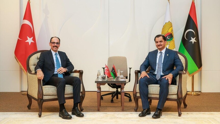 MİT Başkanı İbrahim Kalın, Libya Ulusal Ordusu Genel Komutan Yardımcısı