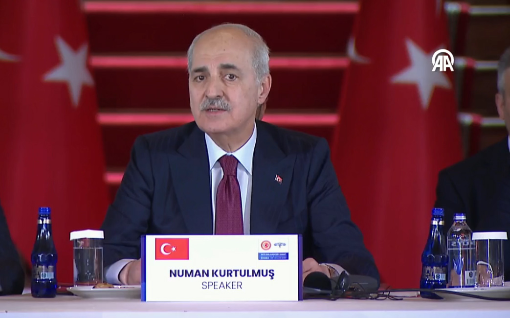 NATO Parlamenterler Zirvesi'nde konuşan TBMM Başkanı Numan Kurtulmuş, dünyanın yeni