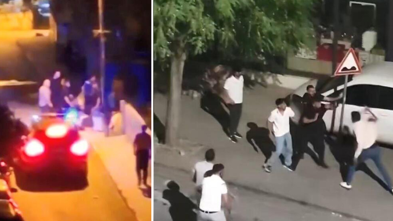 Pendik'te akrabalar arasında çıkan kavgada 12 kişi yaralandı.