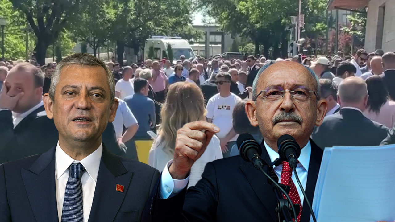 CHP'de grup toplantısını kimin yapacağı tartışmaları sürerken TBMM kapısında yoğun