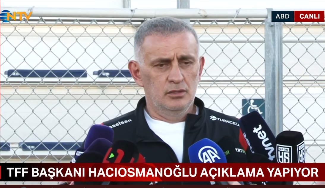 Türkiye Futbol Federasyonu Başkanı İbrahim Hacıosmanoğlu, A Milli Takım'ın Arizona'daki