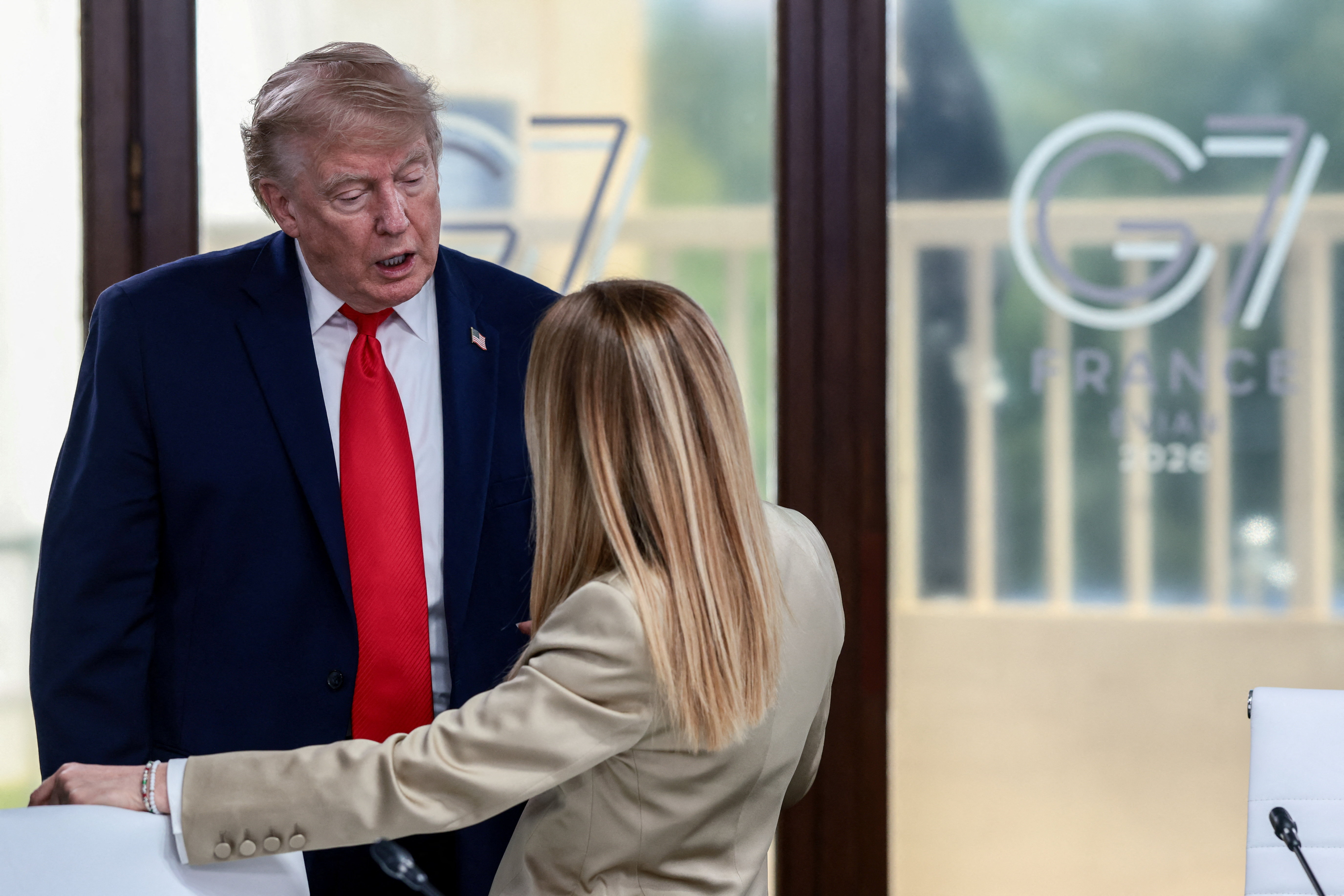 ABD Başkanı Donald Trump, İtalya Başbakanı Giorgia Meloni'yi "İran ve