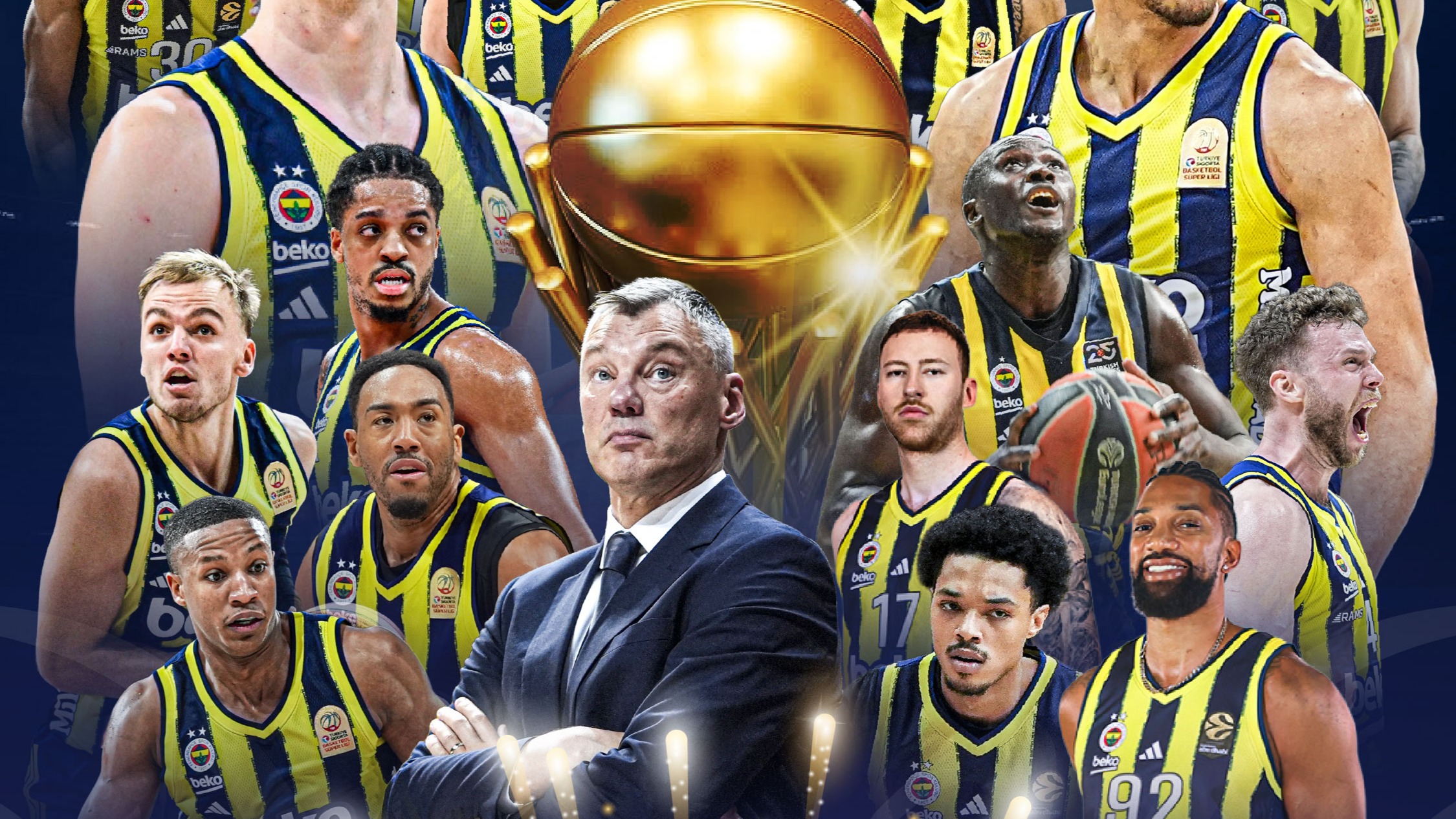 Türkiye Sigorta Basketbol Süper Ligi 2025-2026 sezonunun şampiyonu Fenerbahçe Beko.