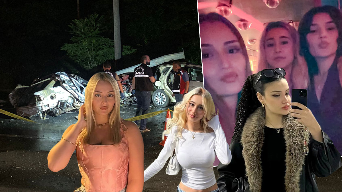 Rize'de gece saatlerinde iki otomobil ile bir minibüsün karıştığı kazada