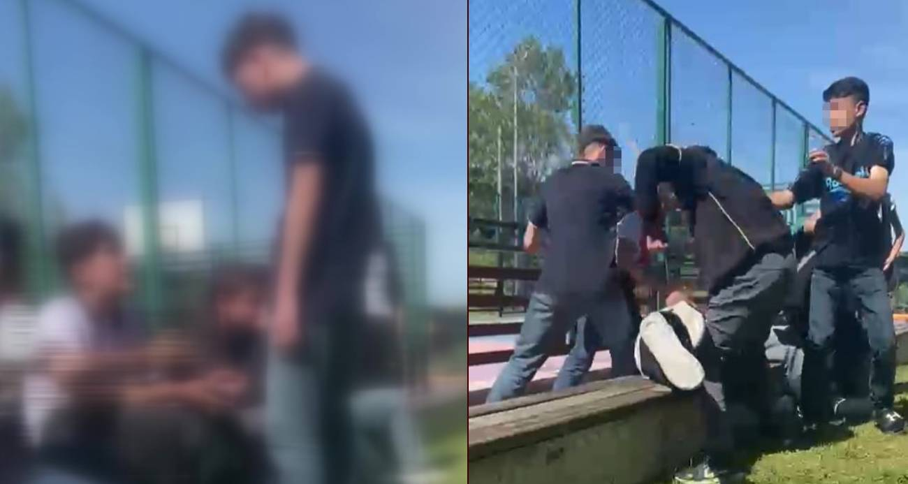 Arnavutköy'de "Uçurum Parkı" olarak bilinen alanda yaşları 18'den küçük olduğu