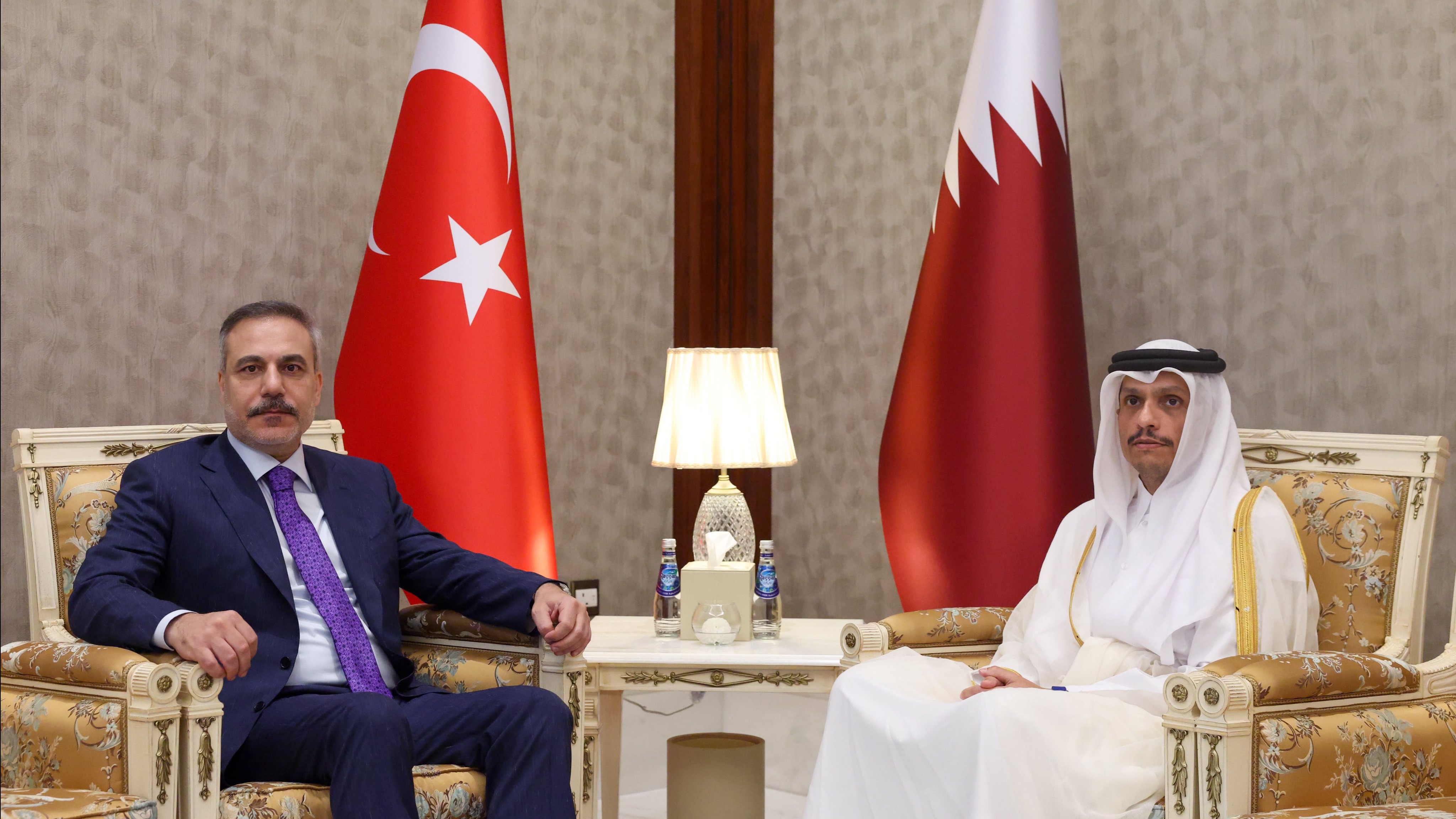 Dışişleri Bakanı Hakan Fidan, Katar Başbakanı ve Dışişleri Bakanı Şeyh