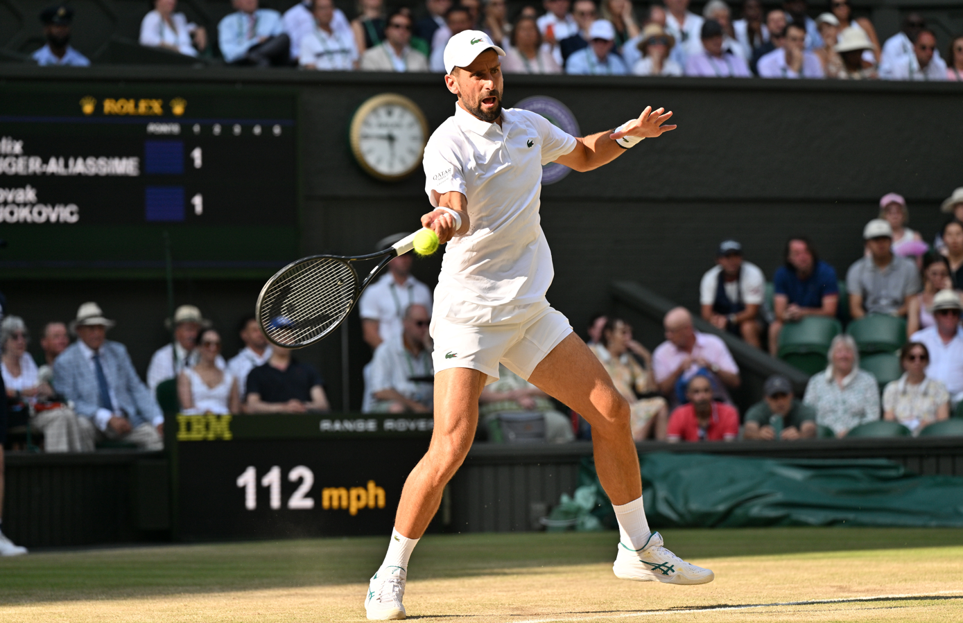 Wimbledon tek erkeklerde 39 yaşındaki Novak Djokovic, Felix Auger-Aliassime'yi 5