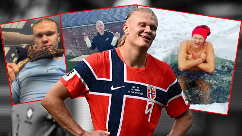Norveç ile Dünya Kupası'nda oynadığı tüm maçlarda gol atan Erling
