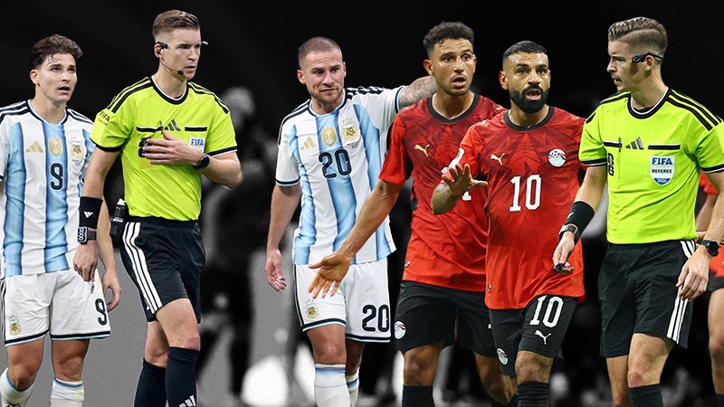2026 FIFA Dünya Kupası'nda son 16 turunda oynanan Arjantin-Mısır maçı
