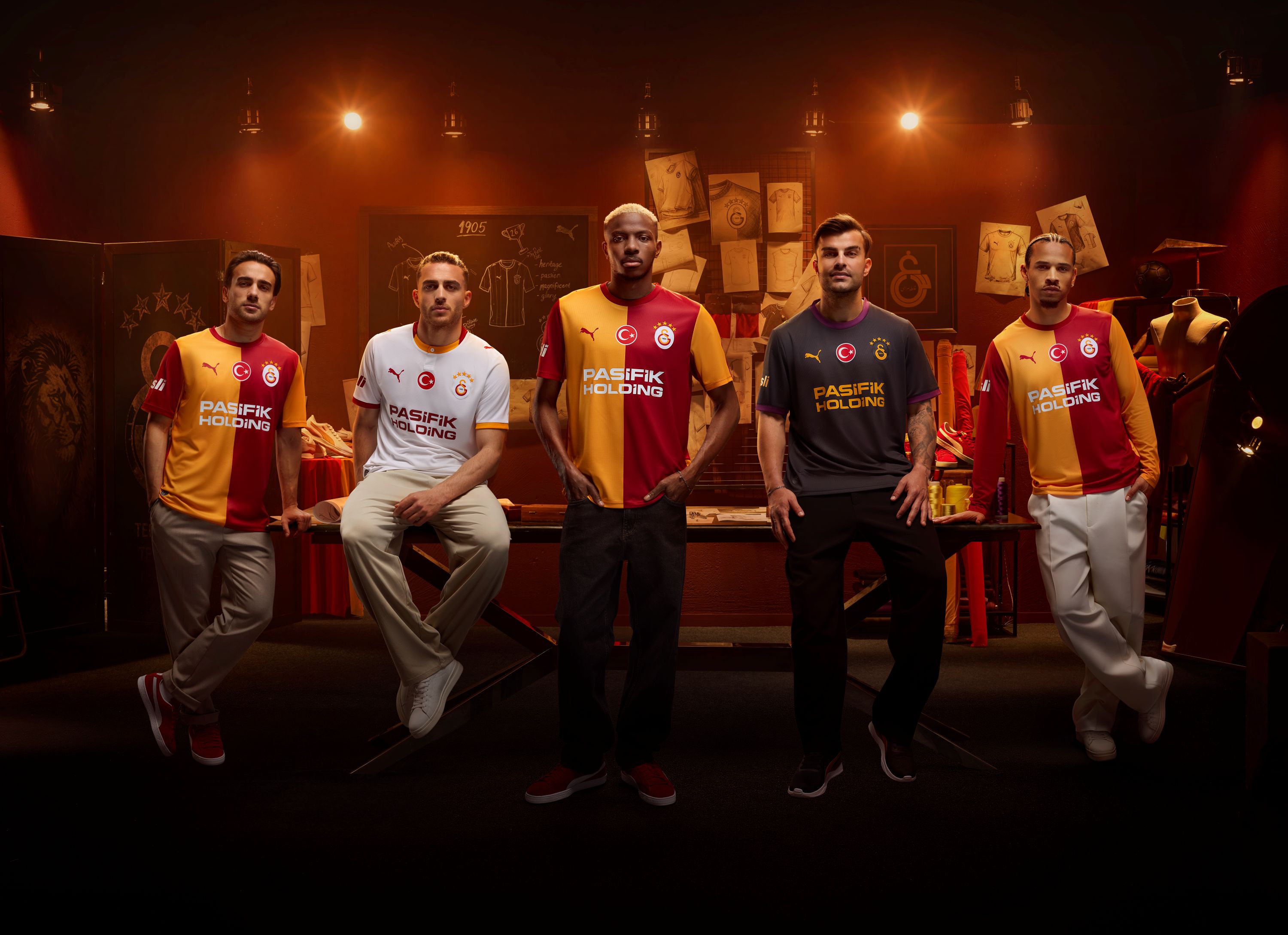 Galatasaray Futbol Takımı’nın 2026-2027 sezonunda giyeceği iç saha, deplasman ve