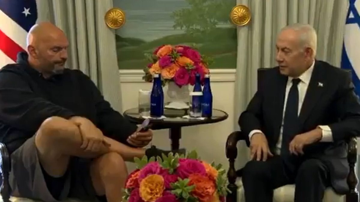 İsrail Başbakanı Netanyahu'nun ABD'de Senatör John Fetterman ile yaptığı görüşme