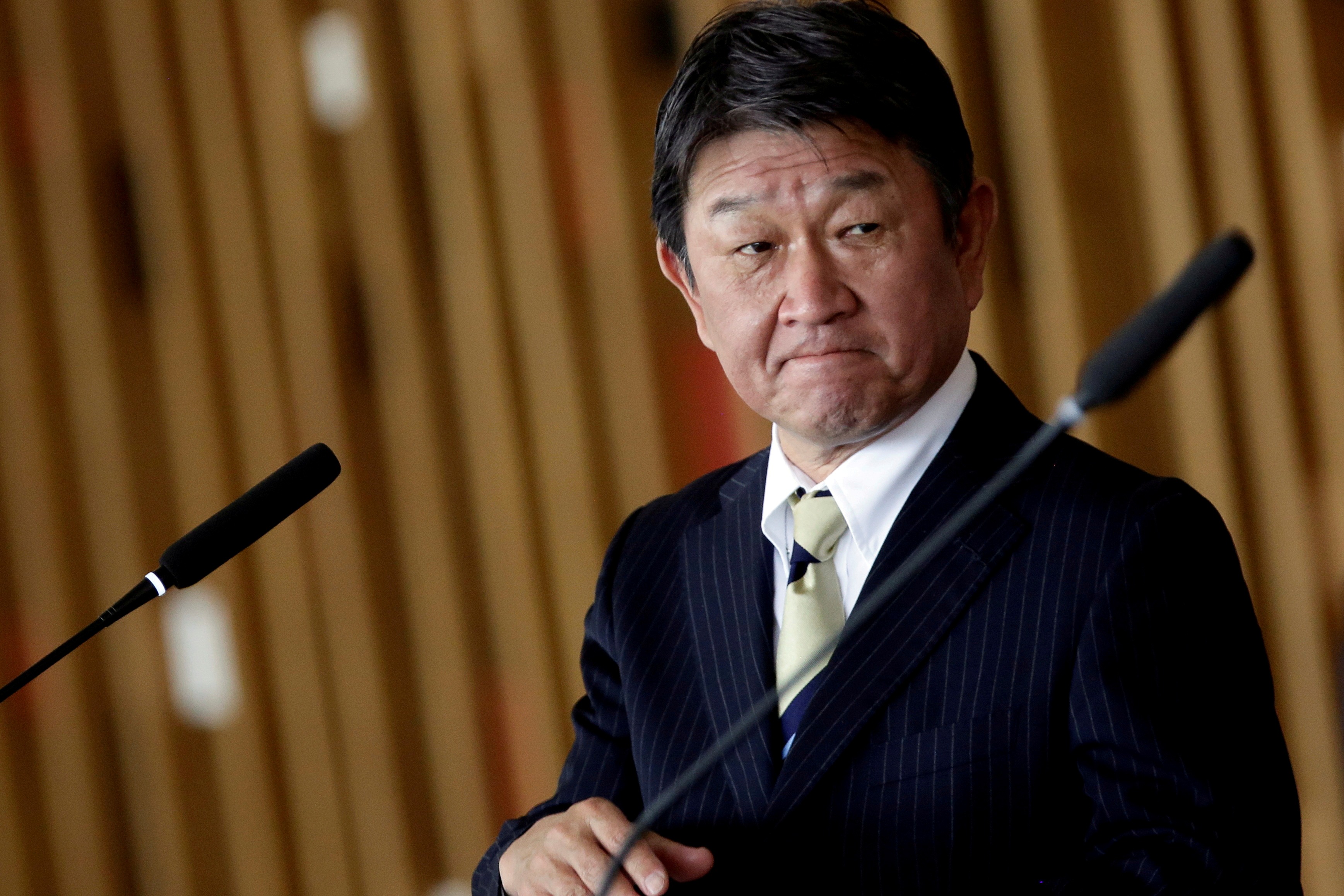 NATO Zirvesi dolayısıyla Ankara'da bulunan Japonya Dışişleri Bakanı Toshimitsu Motegi,