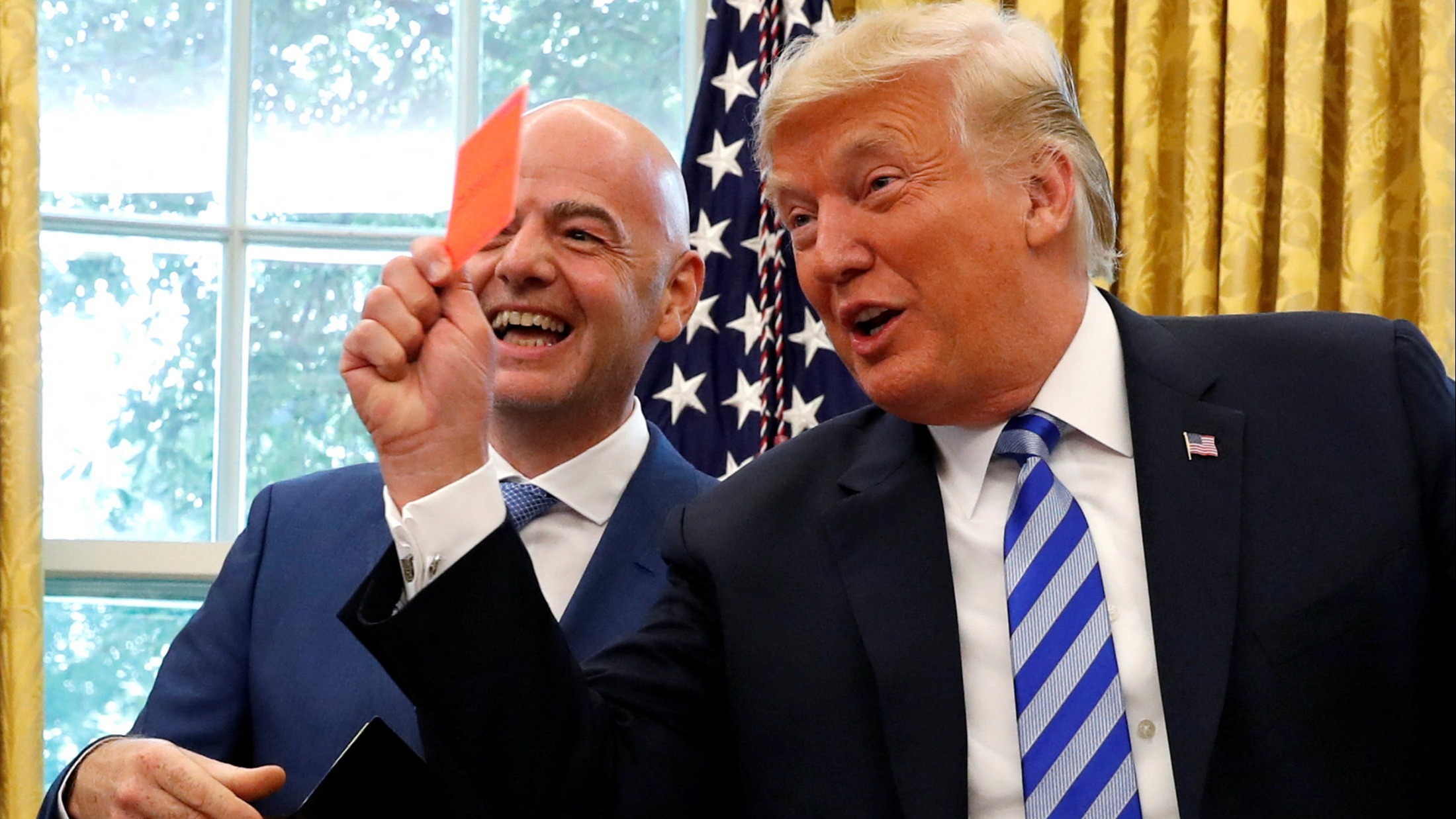 İptal edilen kırmızı kart sonrası hedefte olan FIFA Başkanı Infantino,