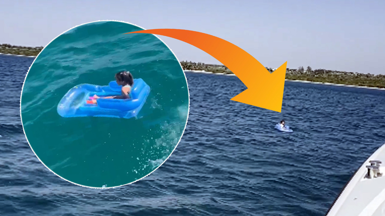 Didim'de deniz yatağıyla birlikte sürüklenen çocuk, Sahil Güvenlik ekipleri tarafından